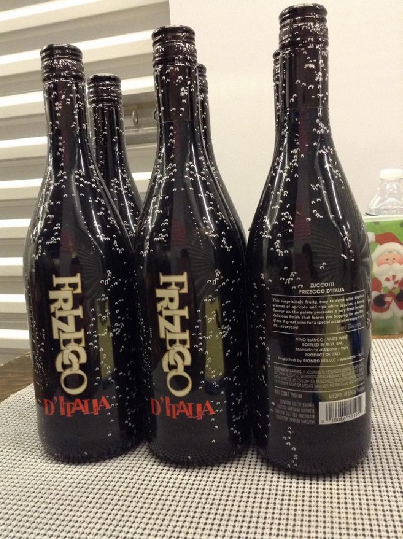 Frizecco D'Itallia - Lot of 6 Bottles: Any contents in bottle is Free; You are bidding on the bottle & unbroken tax stamp