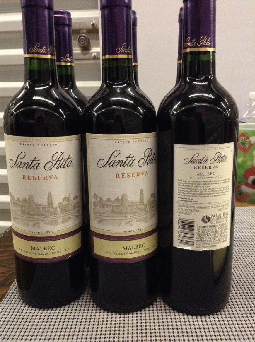 Santa Rita - Malbec: Any contents in bottle is Free; You are bidding on the bottle & unbroken tax stamp
