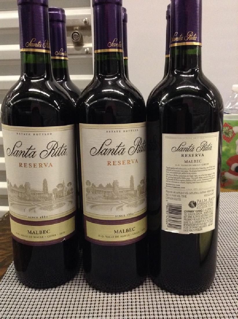 Santa Rita - Malbec: Any contents in bottle is Free; You are bidding on the bottle & unbroken tax stamp