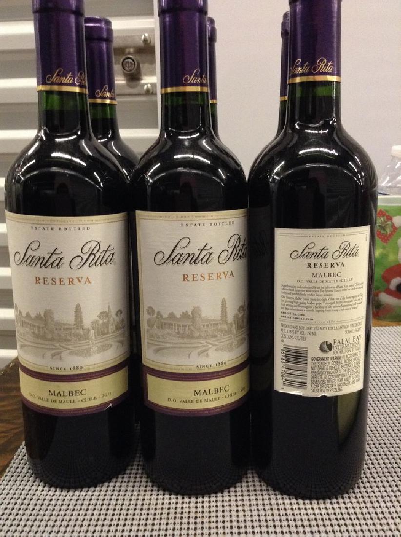 Santa Rita - Malbec: Any contents in bottle is Free; You are bidding on the bottle & unbroken tax stamp