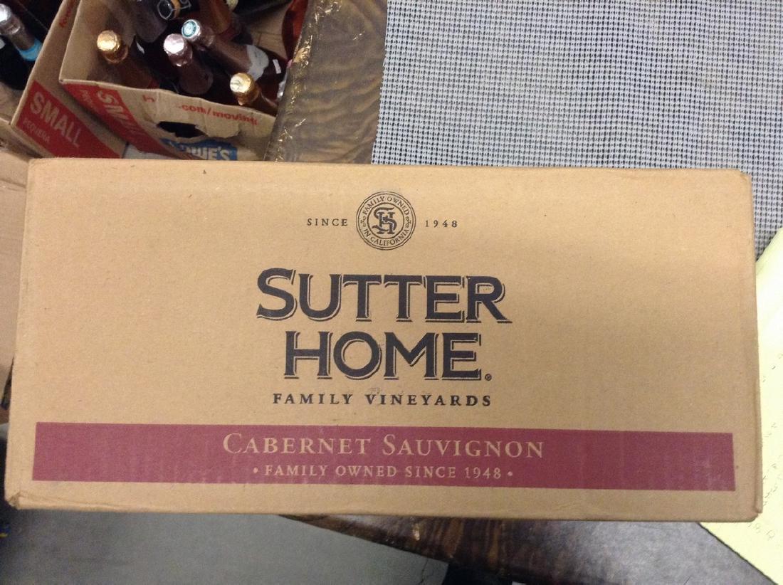 Sutter Home Case full of 24 bottles: Any contents in bottle is Free; You are bidding on the bottle & unbroken tax stamp