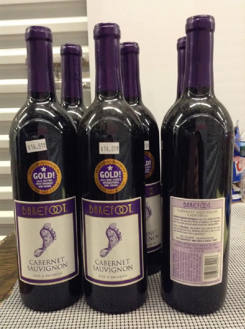 Barefoot - Cabernet Sauvignon Lot of 6  Bottles (1 of 1)