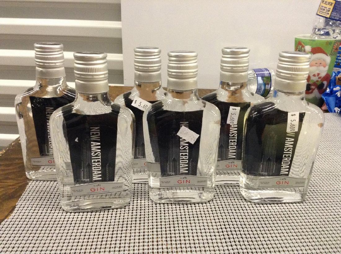 New Amsterdam Gin Lot of 6 Bottles (1 of 1)
