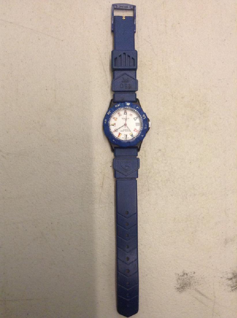 Swatch Watch - Blue with Flags: Swatch Watch - Blue with Flags