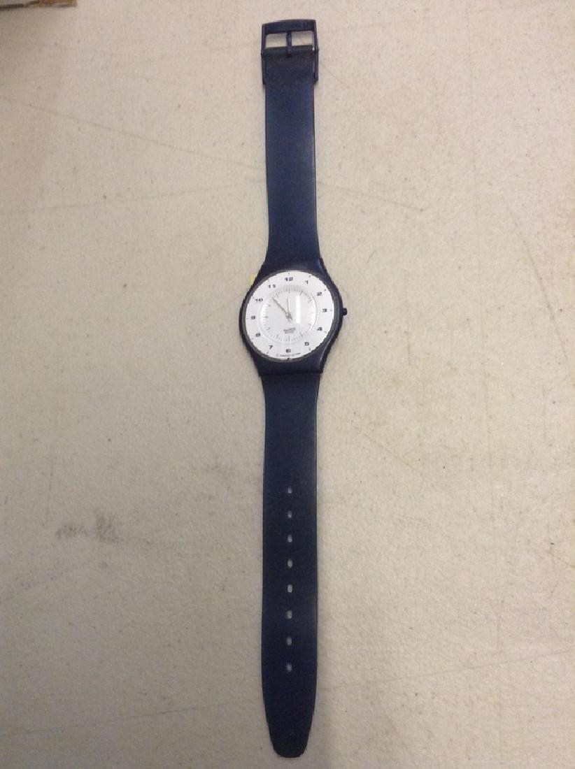 Swatch Watch - Slim White Face: Swatch Watch - Slim White Face