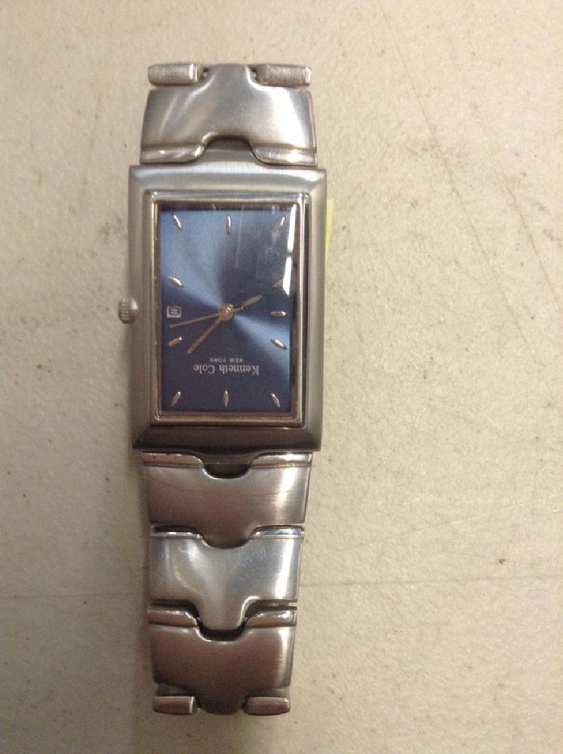 Kenneth Cole Blue Face Watch: Kenneth Cole Blue Face Watch