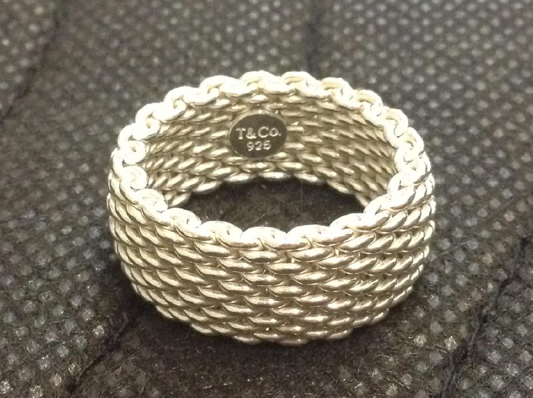 Tiffany Braded Ring - Size:7 9g (1 of 1)