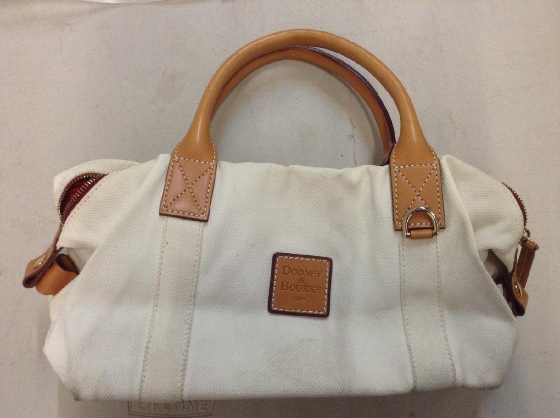 Dooney & Bourke White Canvas: Dooney & Bourke White Canvas
