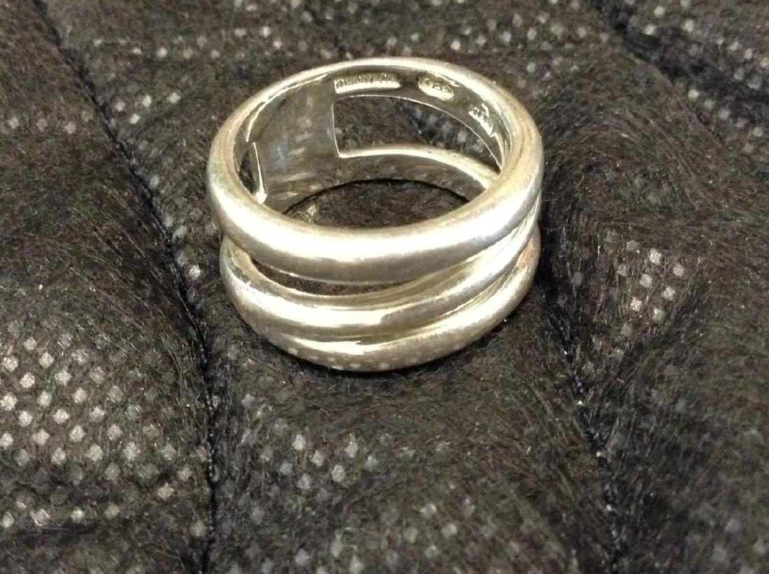 Tiffany & Co. Sterling Silver Ring Size: 7 wt. 10g (1 of 1)