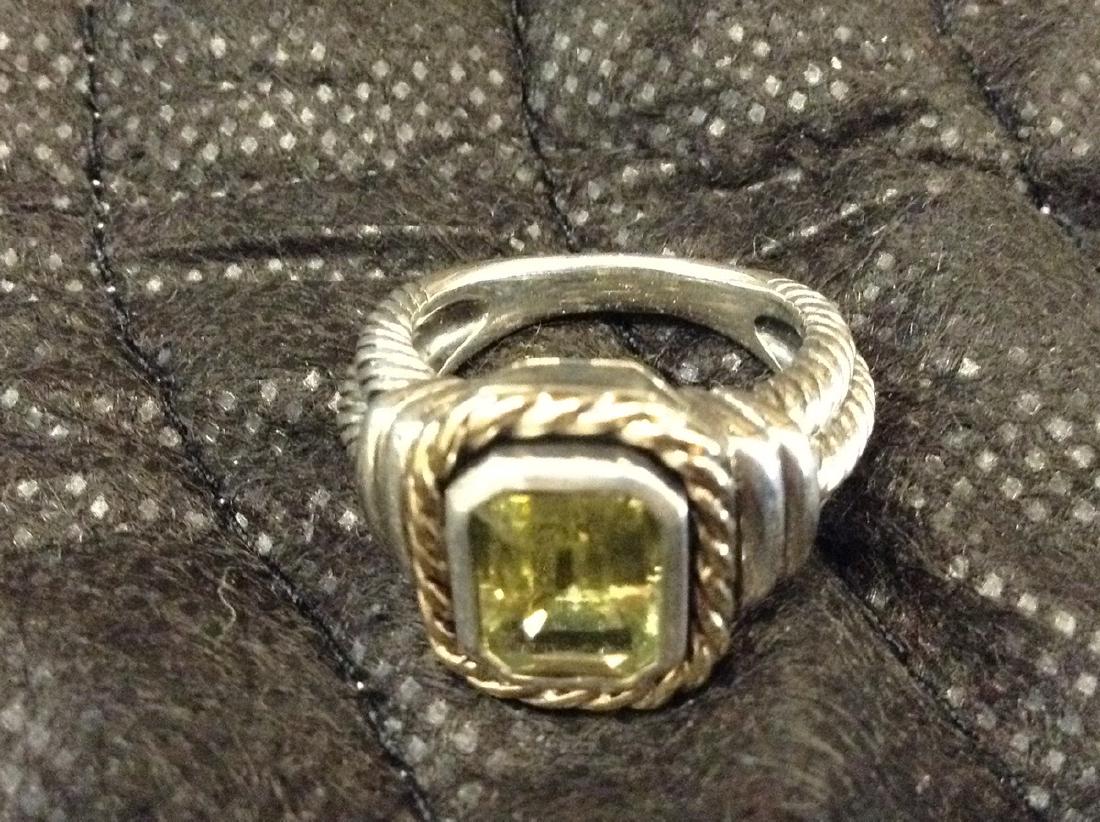 Sterling Silver Ring w/ stones Size: 7 wt.9g (1 of 1)