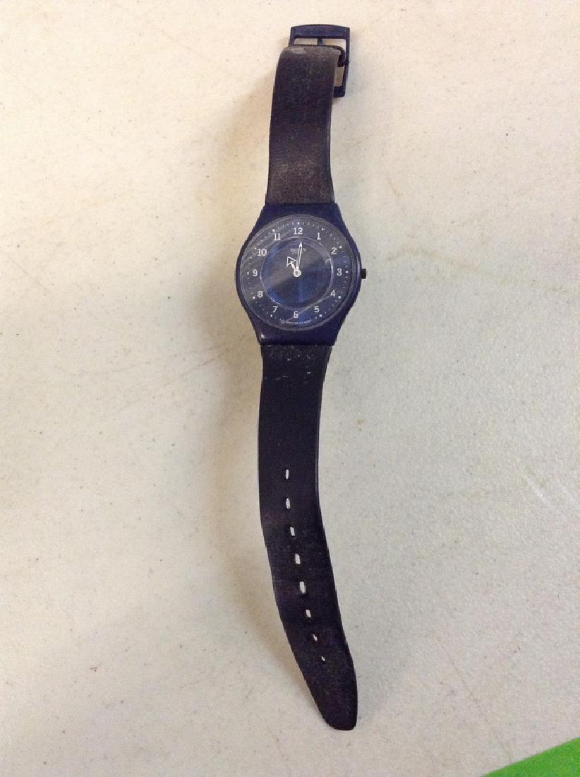 Swatch Watch Navy Blue Face: Swatch Watch Navy Blue Face