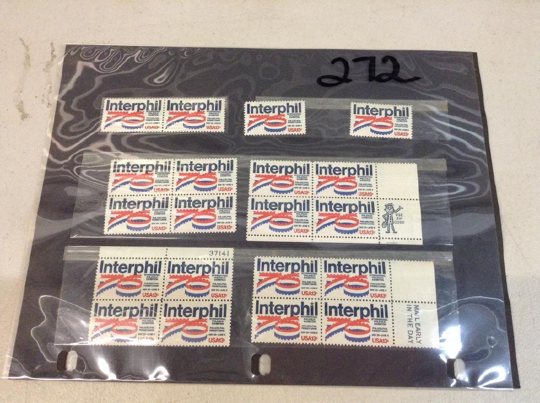 Vintage USPS 13 cent Interphil: Vintage USPS 13 cent Interphil