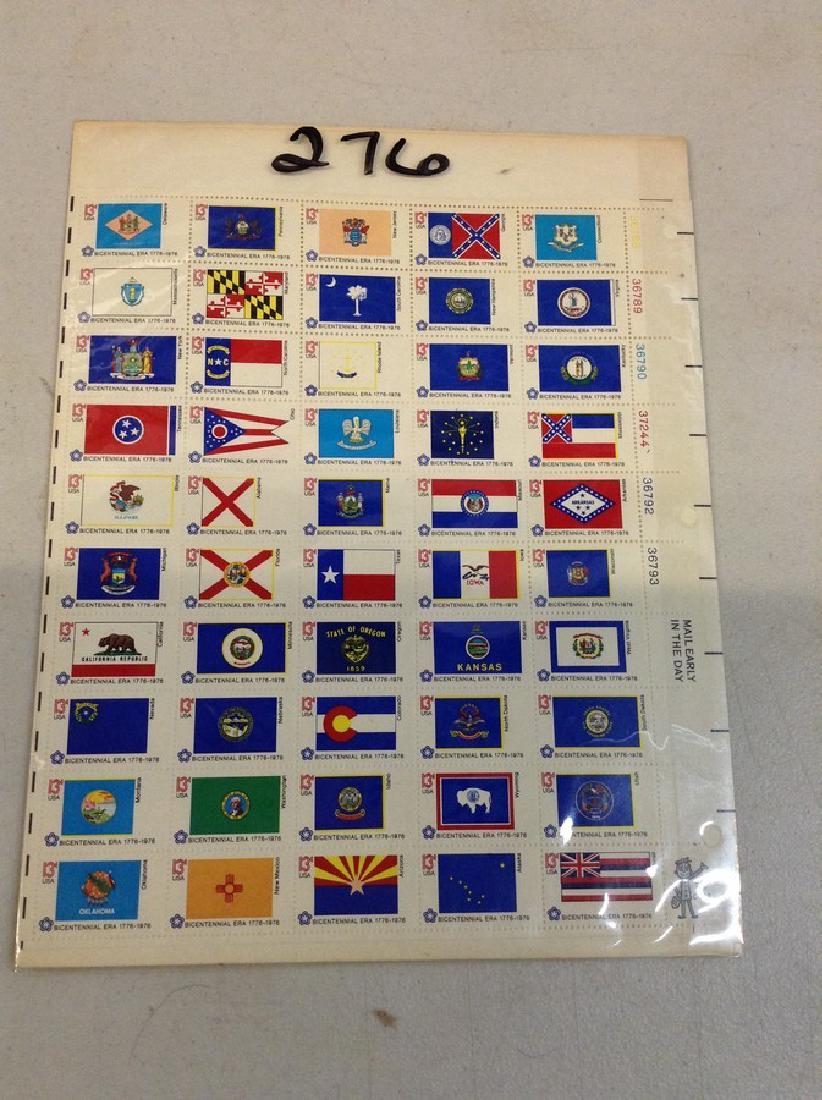 Vintage USPS 50 State Flags 13 cent: Vintage USPS 50 State Flags 13 cent