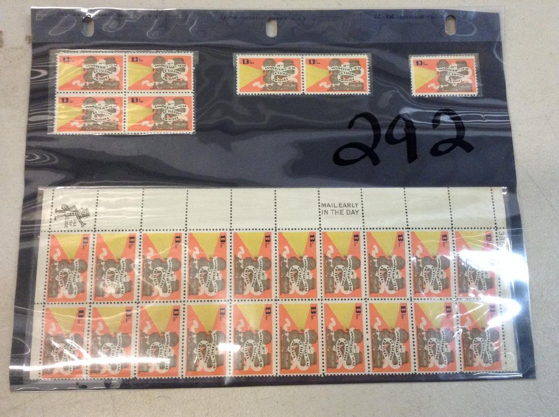 USPS Vintage 13 cent Stamp Sheet 50th Ann. Talking (1 of 1)