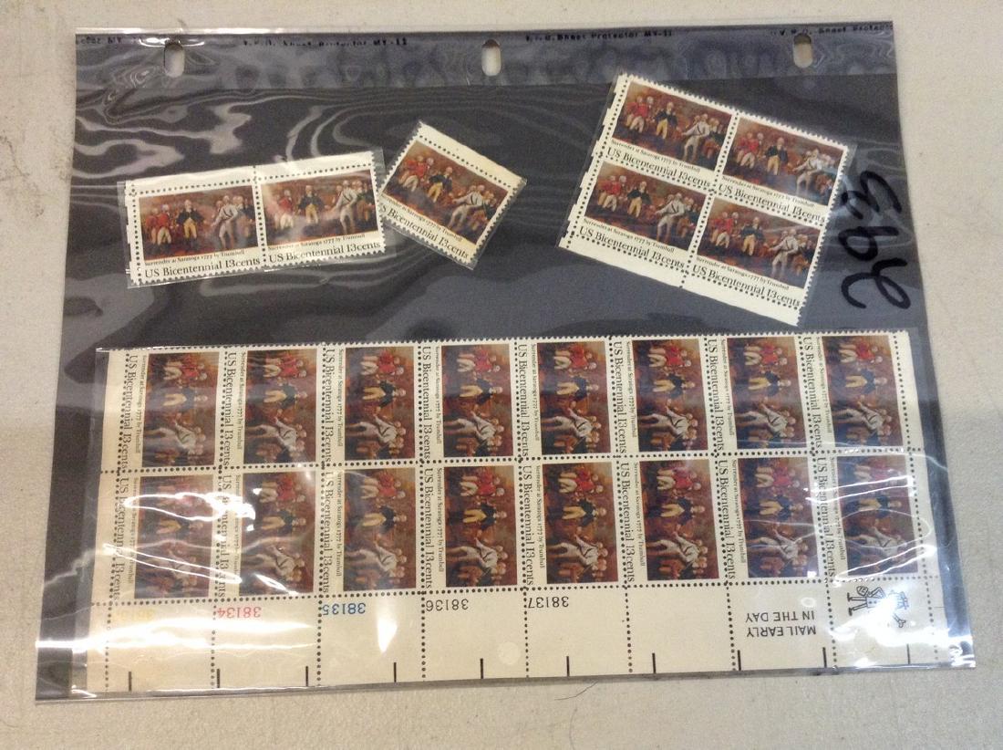 USPS Vintage 13 cent Stamp Sheet Bicentennial (1 of 1)