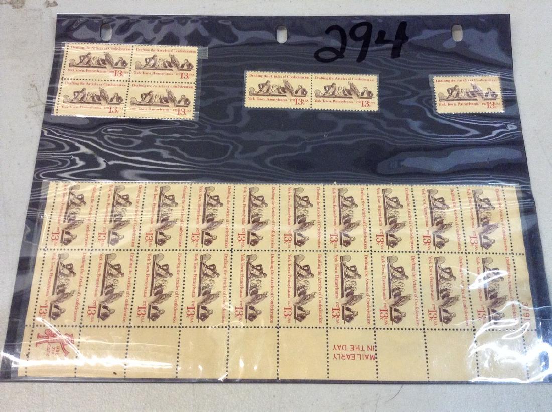 USPS Vintage 13 cent Stamp Sheet Confederation: USPS Vintage 13 cent Stamp Sheet Confederation