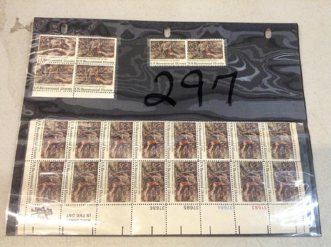 USPS Vintage 13 cent Stamp Sheet Bicentennial (1 of 1)