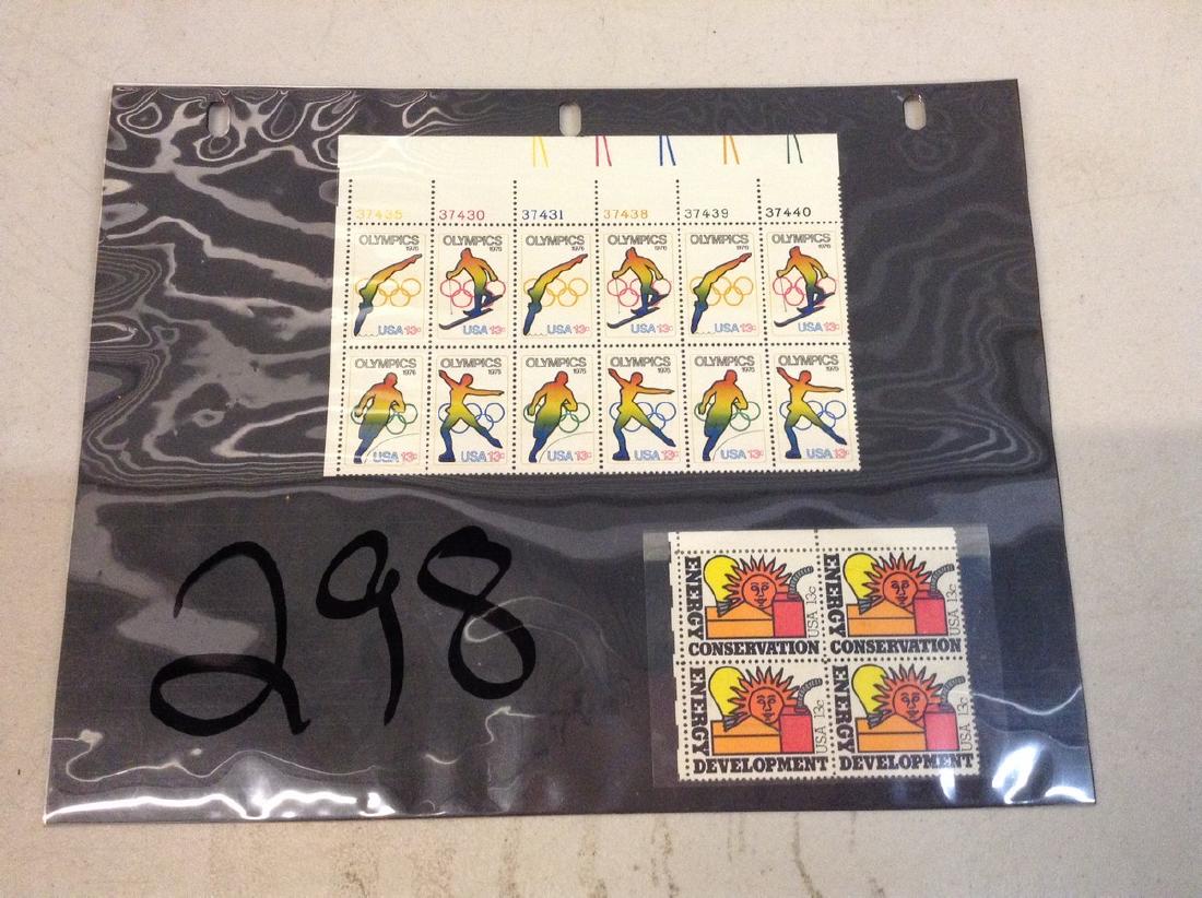 USPS Vintage 13 cent Stamp Sheet 1976 Olympics/Energy (1 of 1)