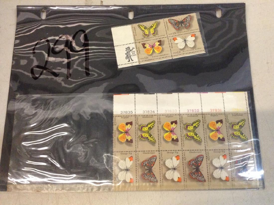 USPS Vintage 13 cent Butterfly Stamp Sheet (1 of 1)