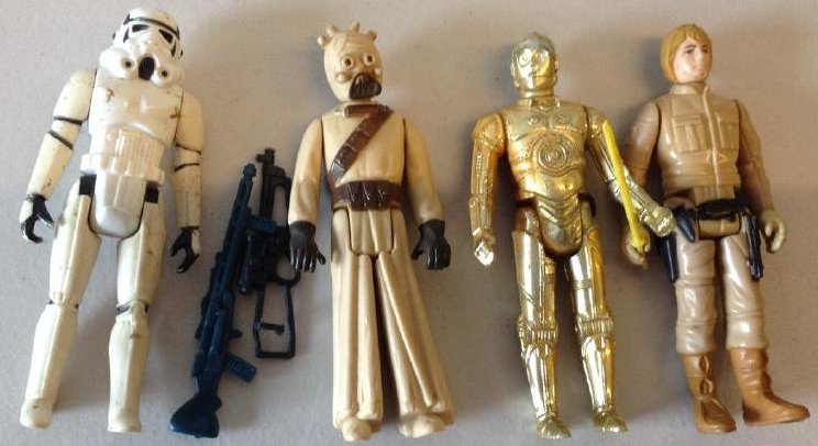 Lot of 4 Star Wars Original Figures (1 of 1)