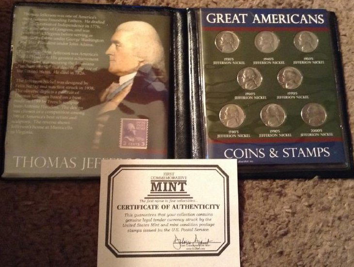 Thomas Jefferson Nickel Set: Thomas Jefferson Nickel Set