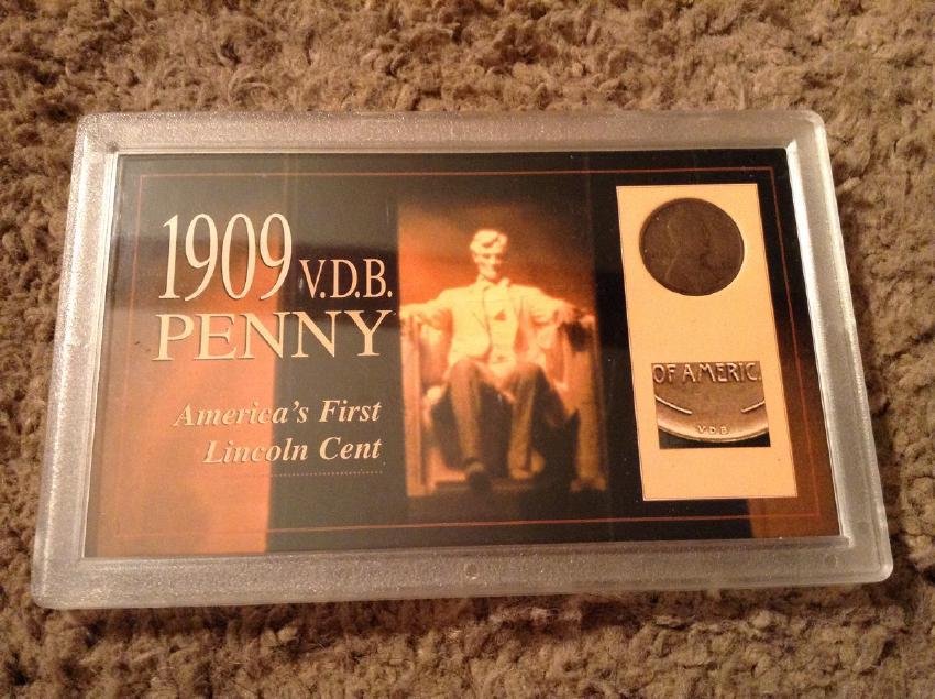 1909 V.D.B Penny America's First Lincoln Cent (1 of 1)