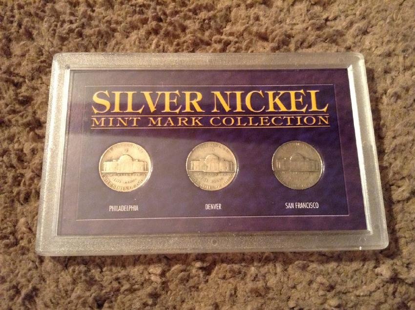 Silver Nickel Mint Mark Collection (1 of 1)