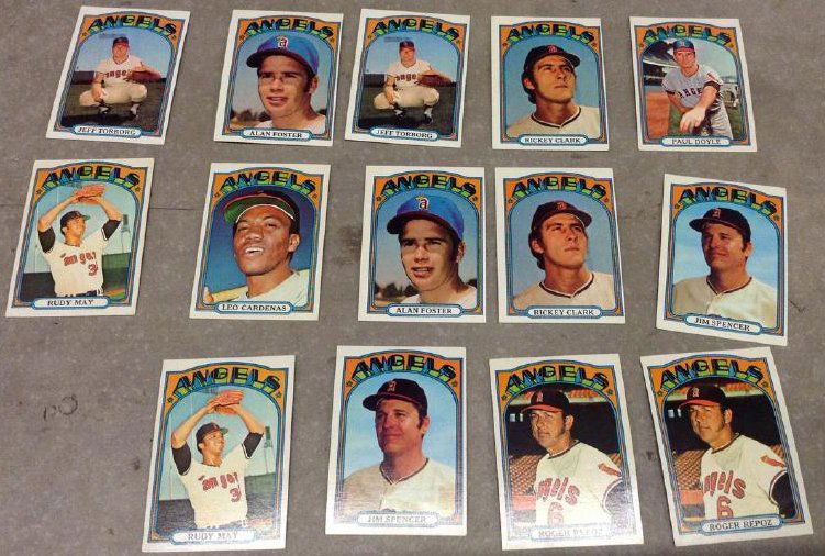 Baseball Cards 1972 Angels (1 of 1)