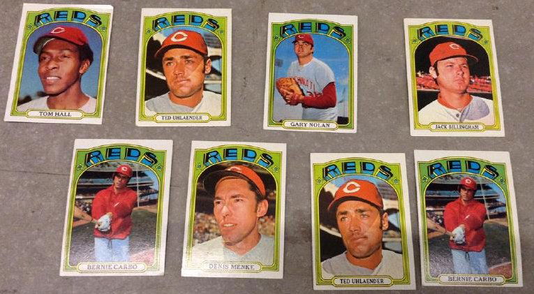 Baseball Cards 1972 Reds (1 of 1)