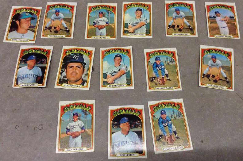 Baseball Cards 1972 Royals (1 of 1)