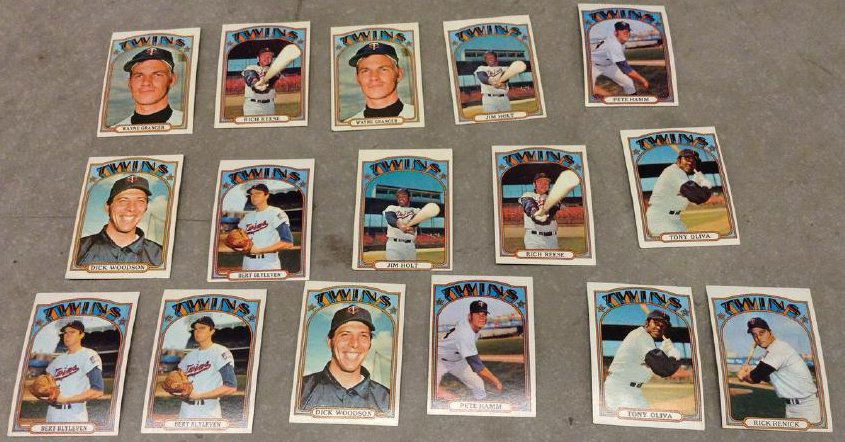 Baseball Cards 1972 Twins (1 of 1)