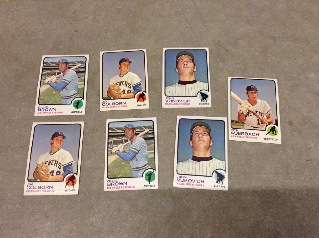 Baseball Cards 1973 Milwaukee Brewers (1 of 1)