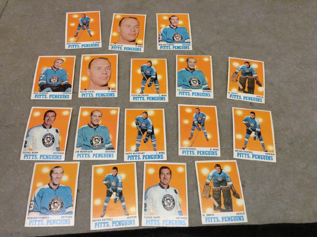 NHL Hockey Cards 1971 Pitts Penguins: NHL Hockey Cards 1971 Pitts Penguins