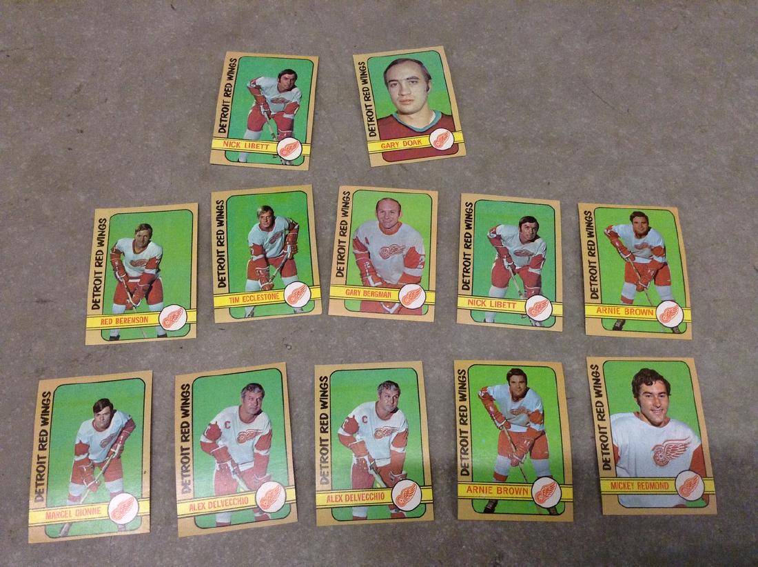 Hockey Cards 1973 Detroit Red Wings: Hockey Cards 1973 Detroit Red Wings