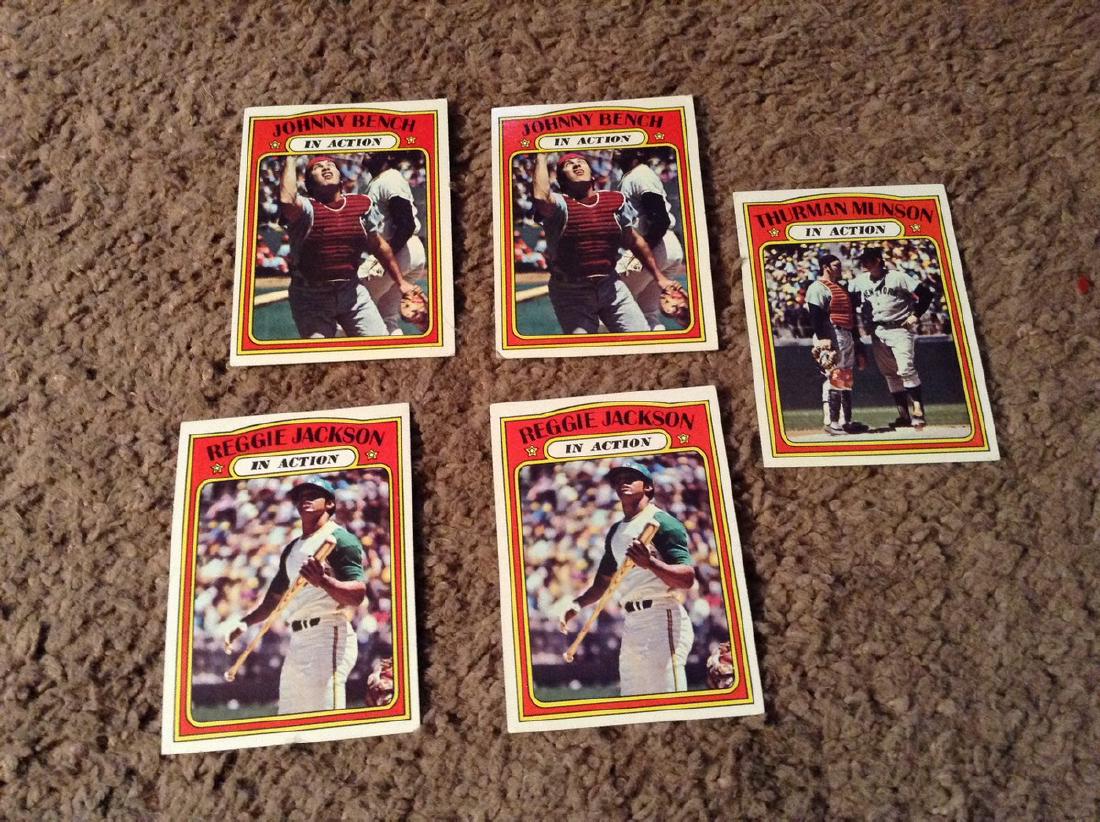 Topps In Action 1972 Baseball Cards (1 of 1)