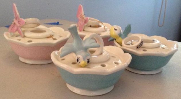 1958 Candle Holders & napkin rings Japan (1 of 1)