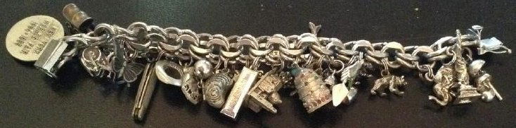 Sterling Silver Charm Bracette: Sterling Silver Charm Bracette