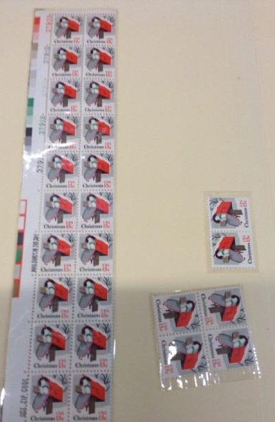 13 cent Christmas Stamps (1 of 1)
