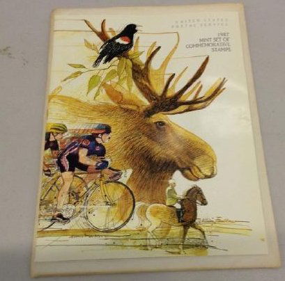 1987 Mint Set of Stamps (1 of 1)