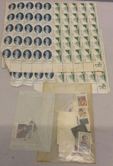 2 Sheets & 2 envelopes of foreign stamps (1 of 1)