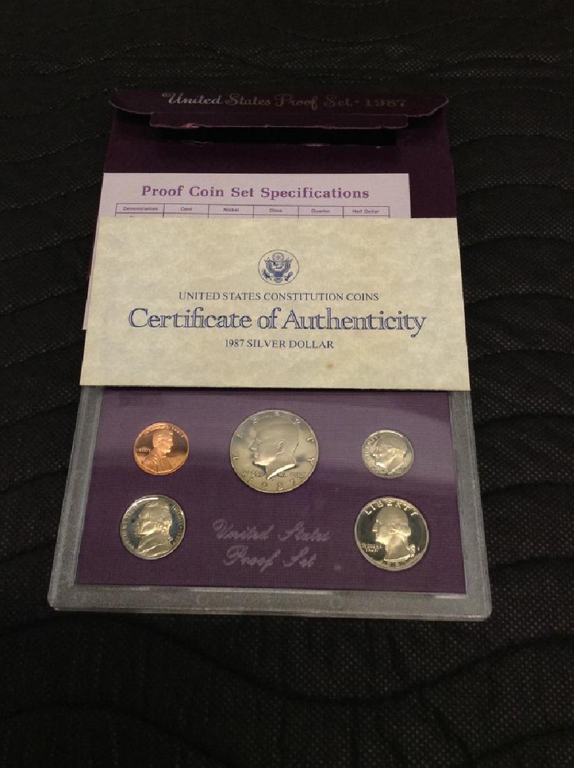 1987 Proof Set Silver Dollar (1 of 1)