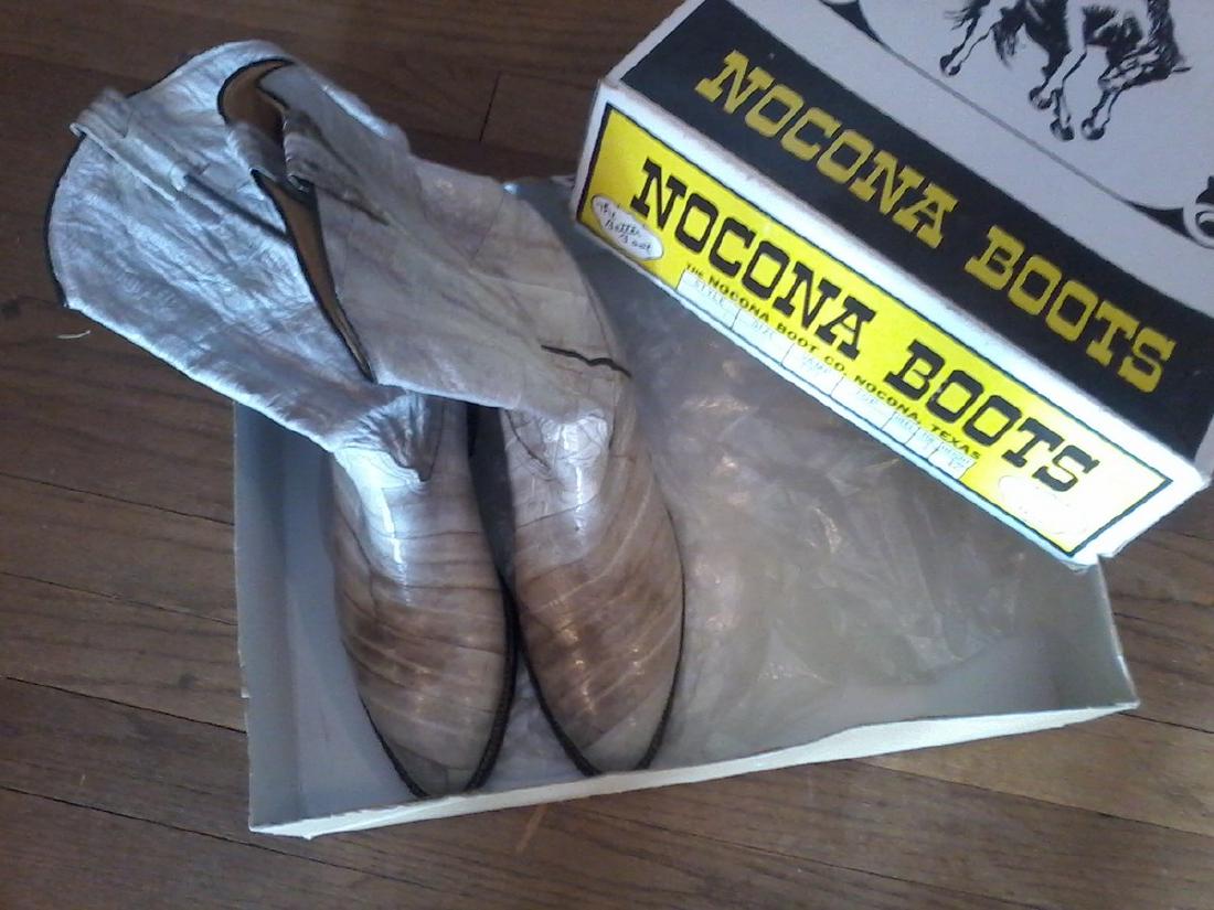 Nocona Cowboy Boots - Eel Size 8 1/2: Nocona Cowboy Boots - Eel Size 8 1/2