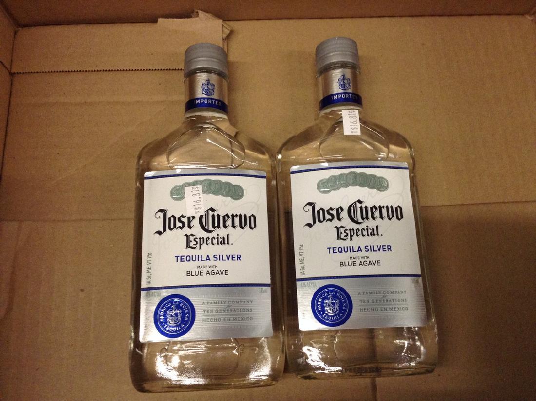 Lot of 2 Jose Cuervo - Tequila Silver (1 of 1)