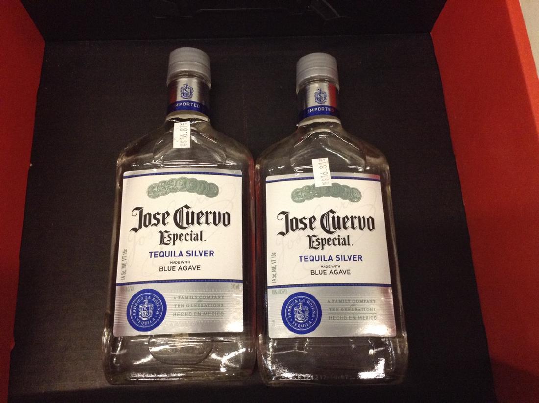 Lot of 2 Jose Cuervo Tequila Silver (1 of 1)