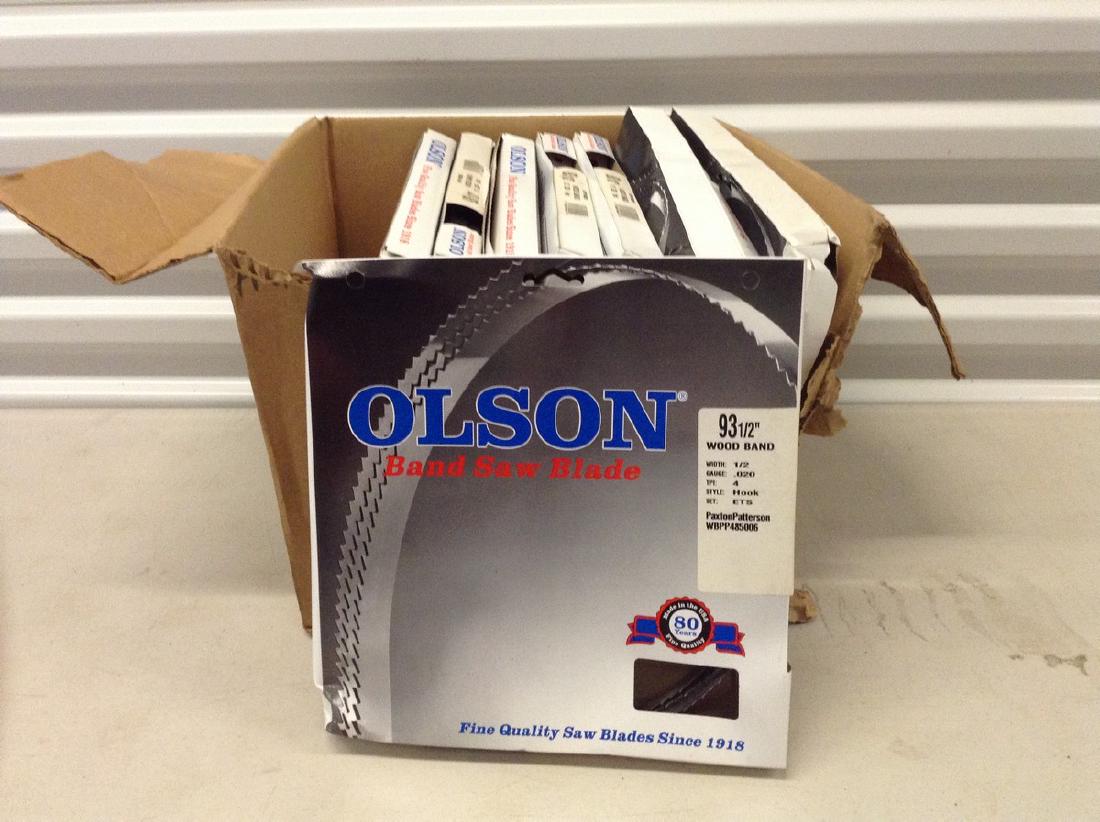 lot of 8 Olson 93 1/2 saw blades (1 of 1)