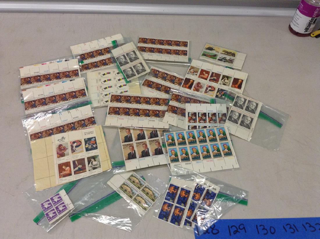 U.S. Postal plate blocks (1 of 1)