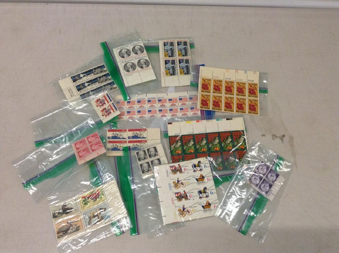 U.S. Postal plate blocks (1 of 1)
