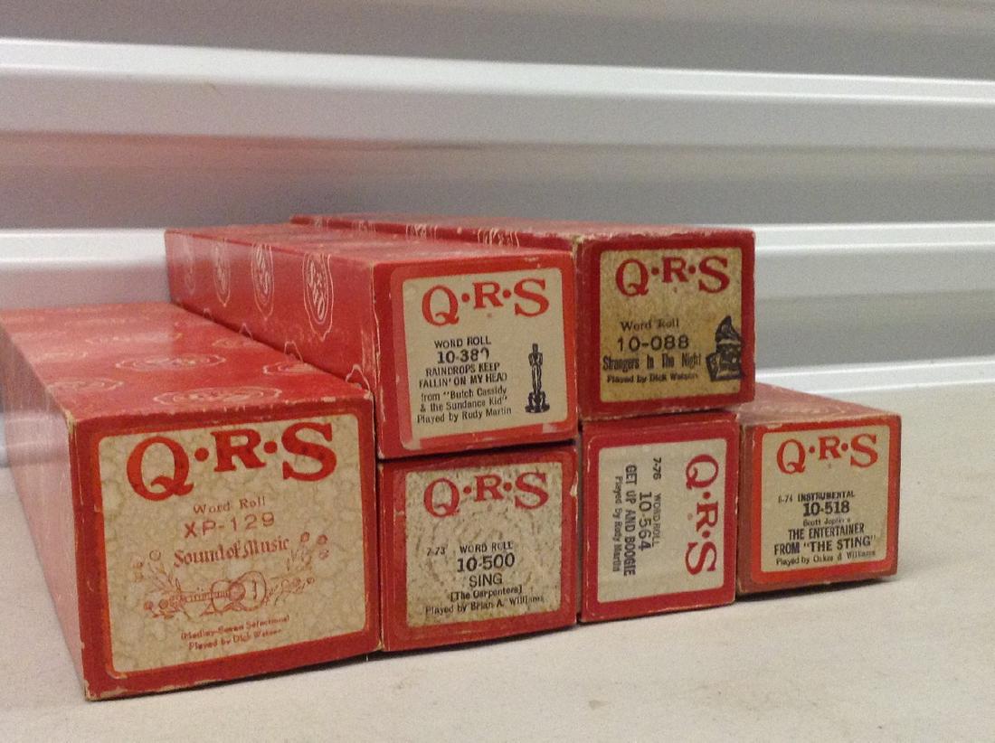 Vintage piano rolls: Vintage piano rolls
