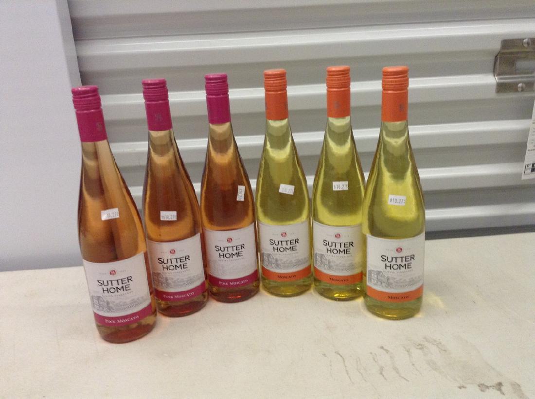 lot of 6 bottles of wine: Any contents in bottle is Free; You are bidding on the bottle & unbroken tax stamp