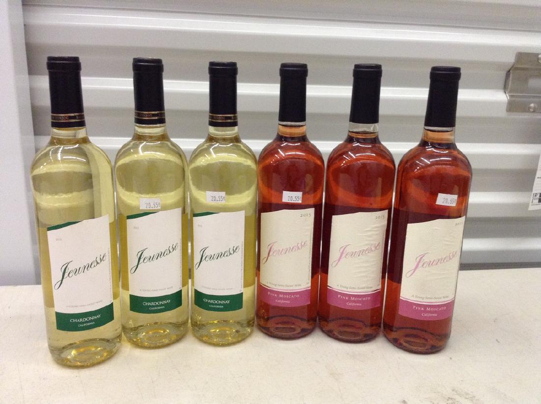 Lot of 6 Bottles of wine: Any contents in bottle is Free; You are bidding on the bottle & unbroken tax stamp